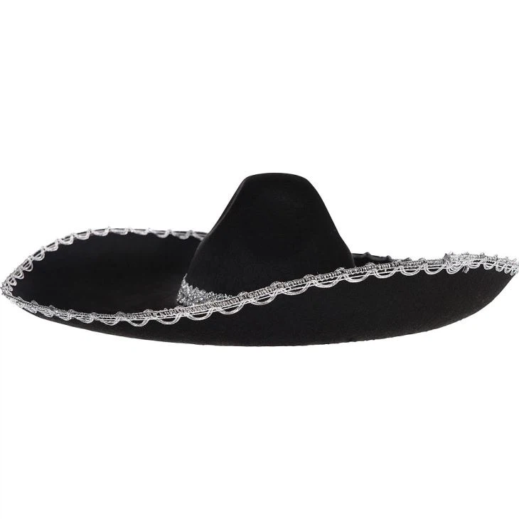 Sombrero dari kain hitam